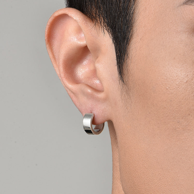 Sterling Silver Chunky Stud Earrings