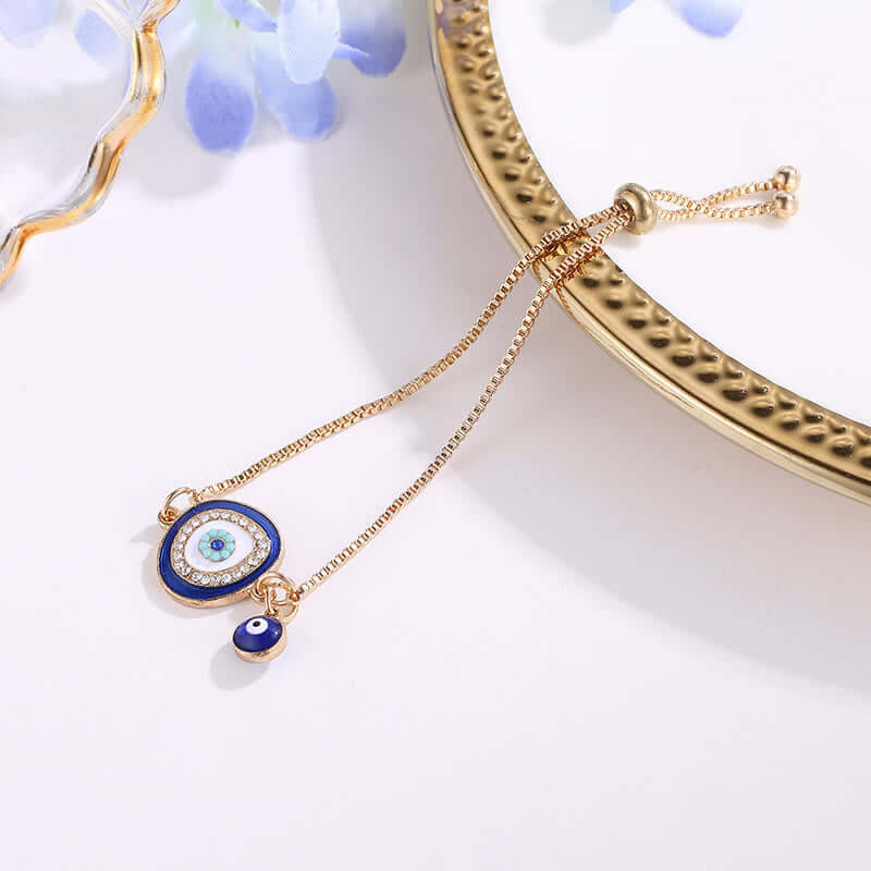 Evil Eye Turquoise Lapis Lazuli Bracelet