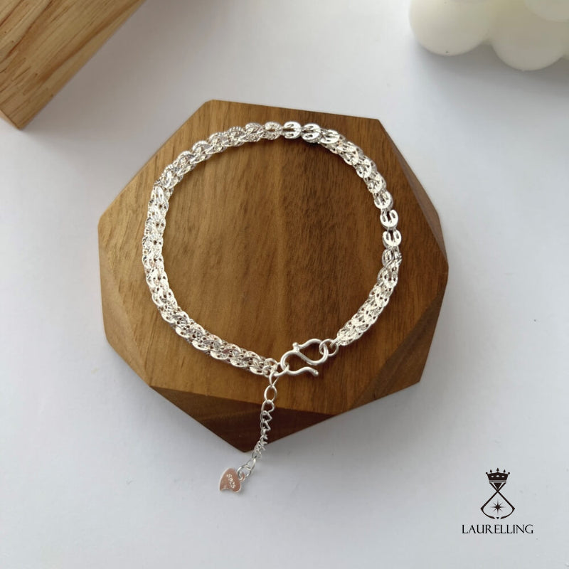 S925 Sterling Silver Star Love Bracelet