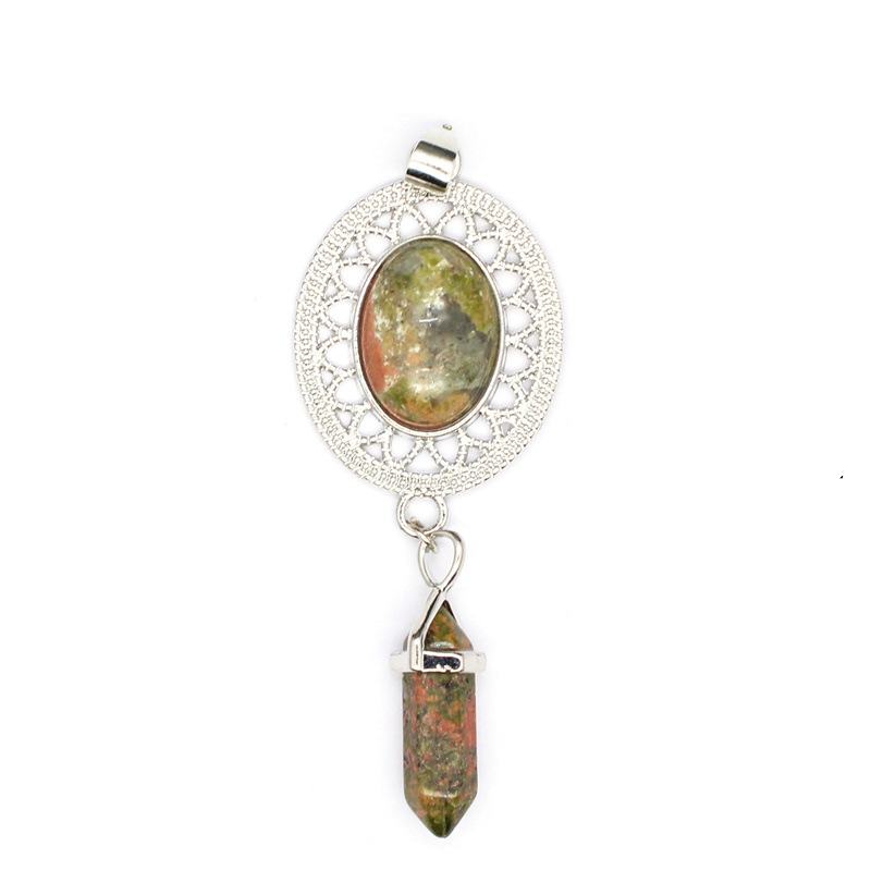 Temperament Is Hollow Hexagonal Crystal Pendant