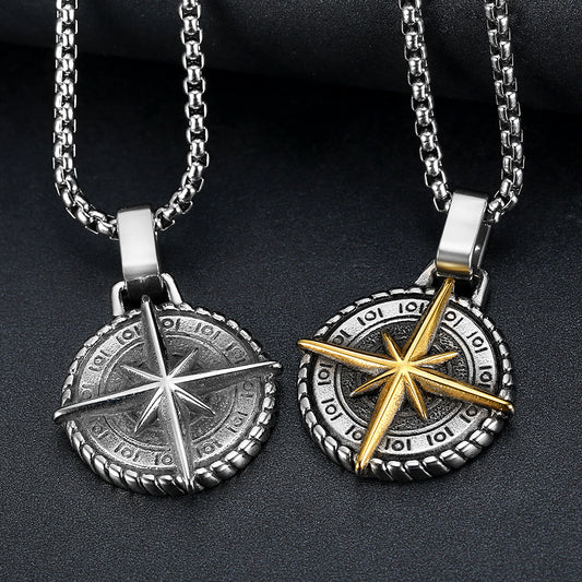 Voyager Cross Pendant Necklace