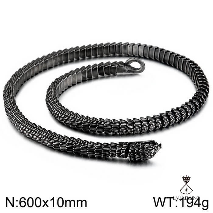 Spirit Snake Men's Titanium Steel Bracelet