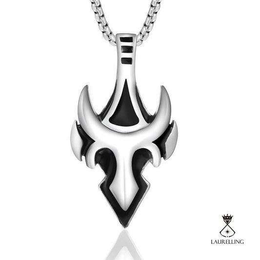 Titanium Steel Wolf Tooth Tiger Tooth Fighter Pendant Necklace