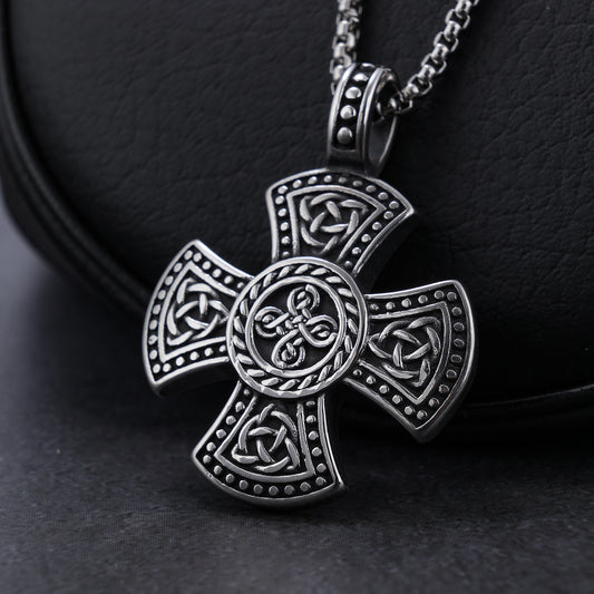 Vintage Celtic Cross Kink Pendant