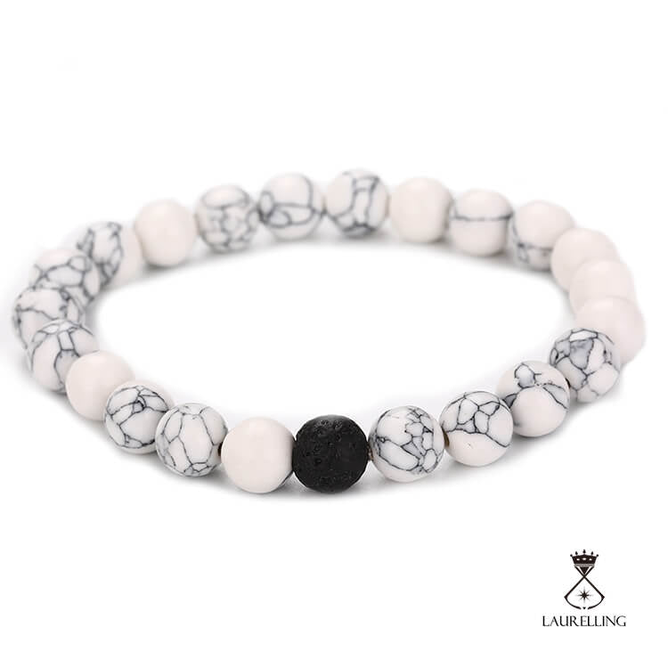 Volcanic Stone Beads Woven Bracelet