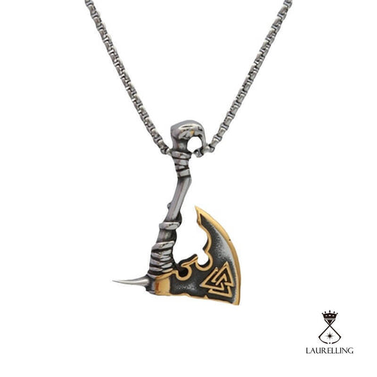 Stainless Steel Axe Pendant Hip Hop Necklace