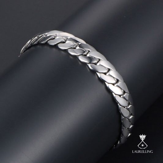 Retro Simple Titanium Steel Thin Bracelet