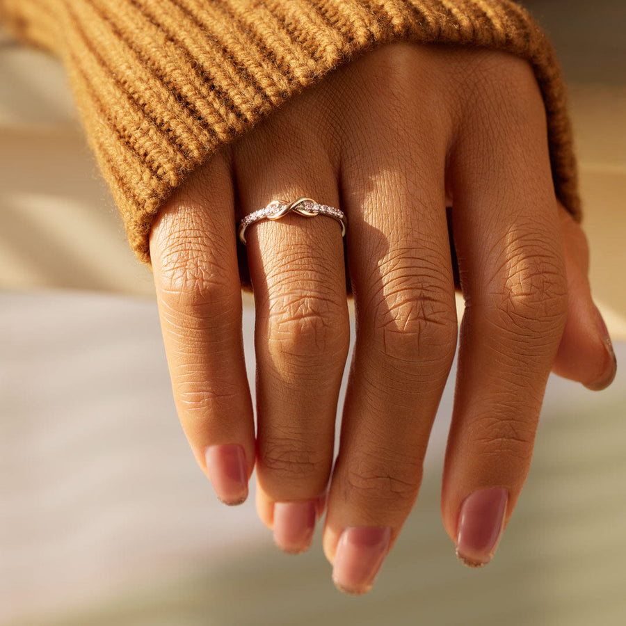 "Endless Love" Infinity Love Ring