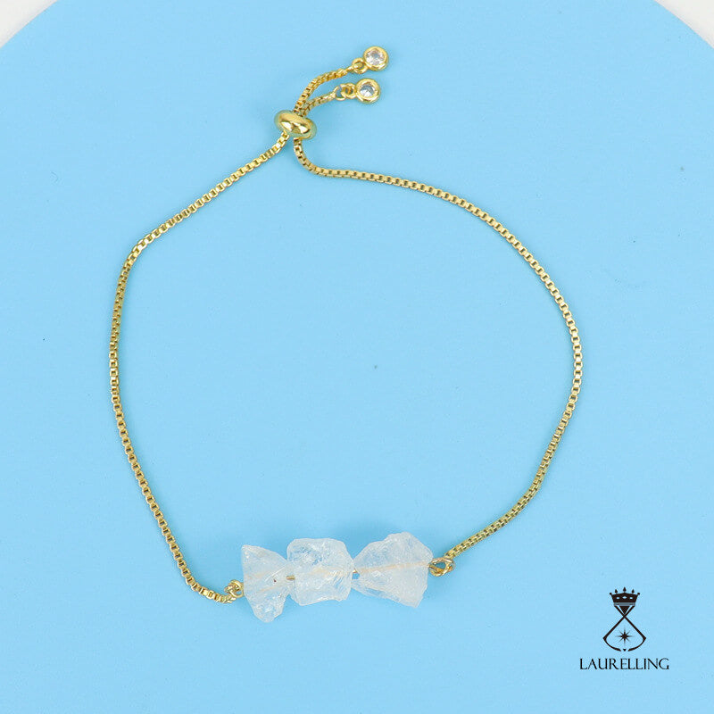 Crystal Push-pull Gold Bracelet