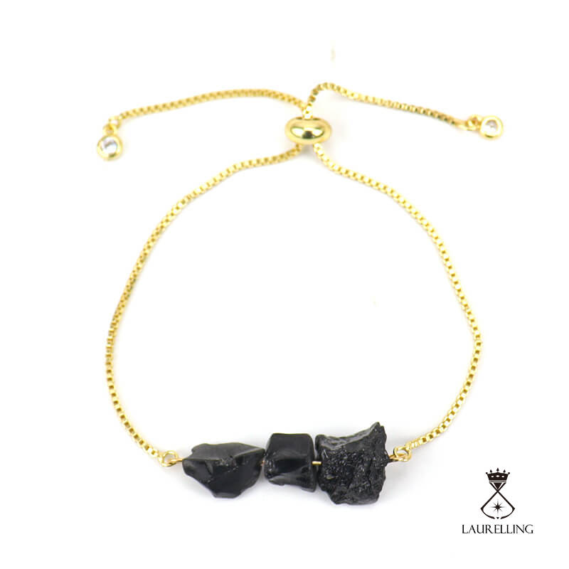 Crystal Push-pull Gold Bracelet