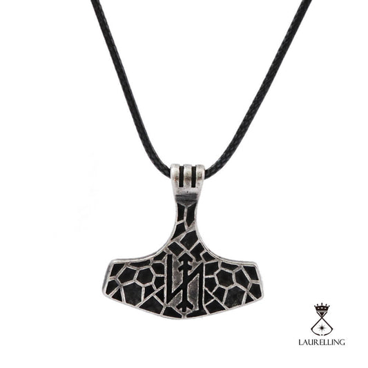 Viking Rune Stainless Steel Pendant Necklace