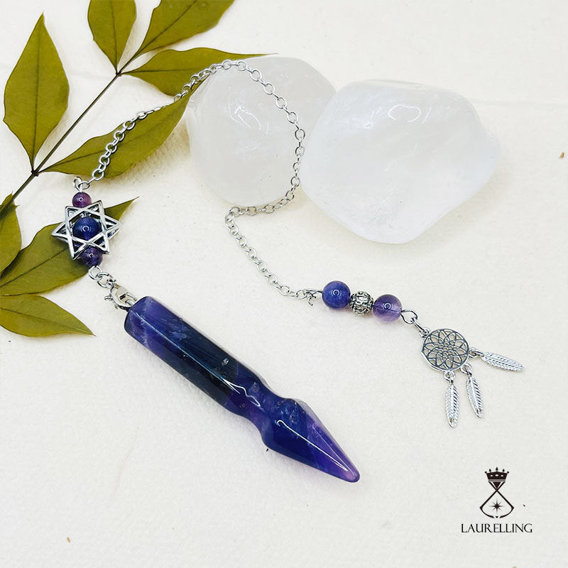 Stone Crystal Spirit Cone Pendant