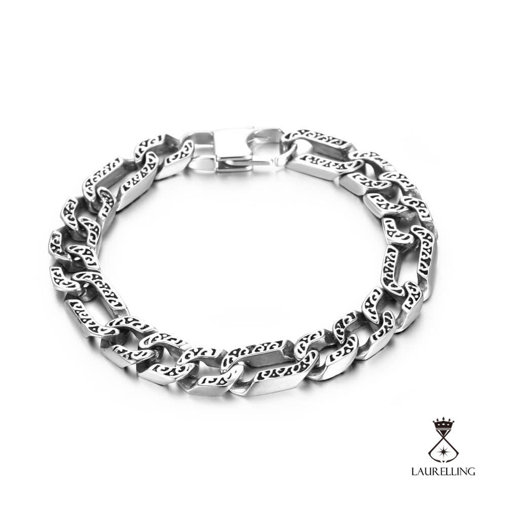 Titanium Steel Textured Personality Bracelet