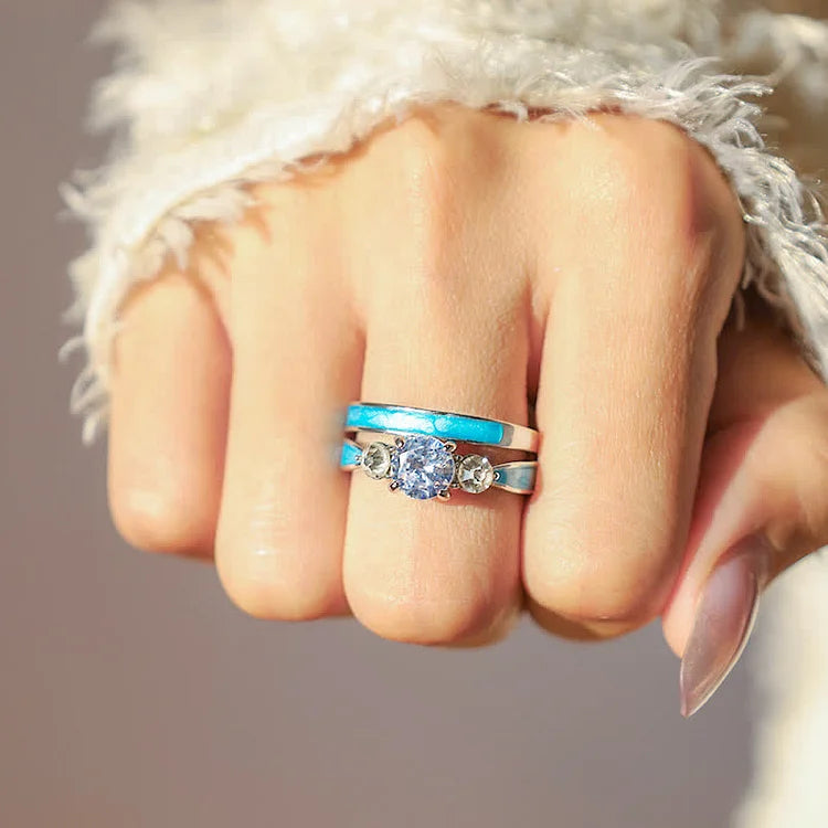 Turquoise Creative 2 Pieces Ring
