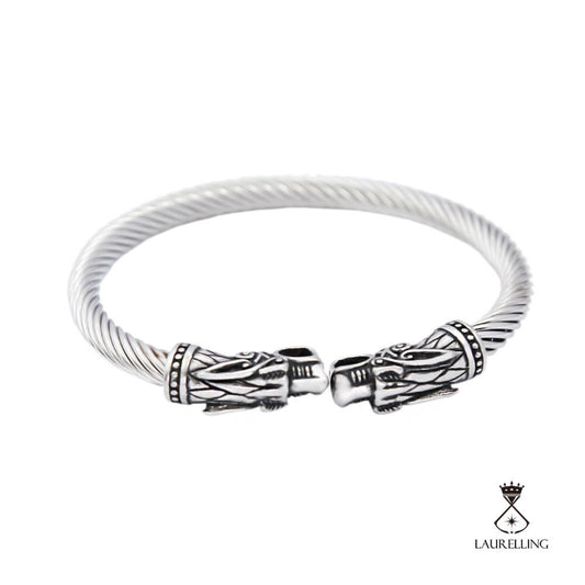 Viking Titanium Steel Solid Faucet Bracelet