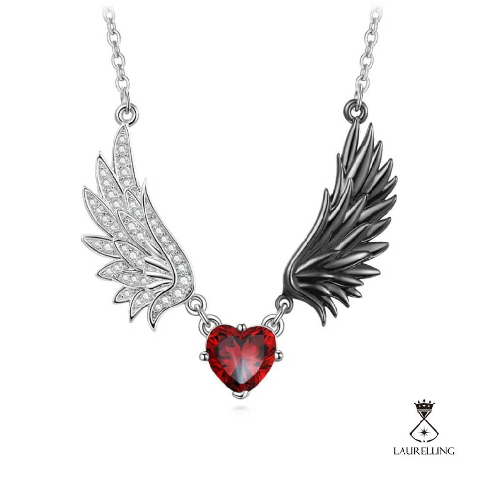 Angel Wings Fashion Heart Pendant