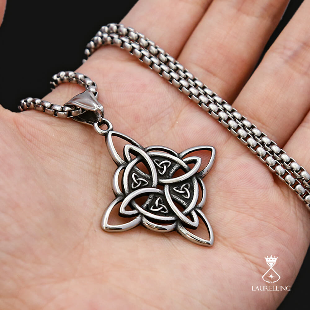 Viking Celtic Knot Pendant Titanium Steel Necklace