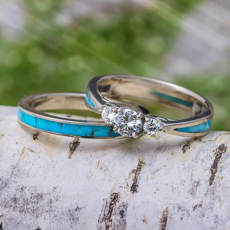 Turquoise Creative 2 Pieces Ring
