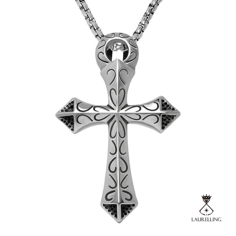 Punk Retro Cross Pendant Necklace