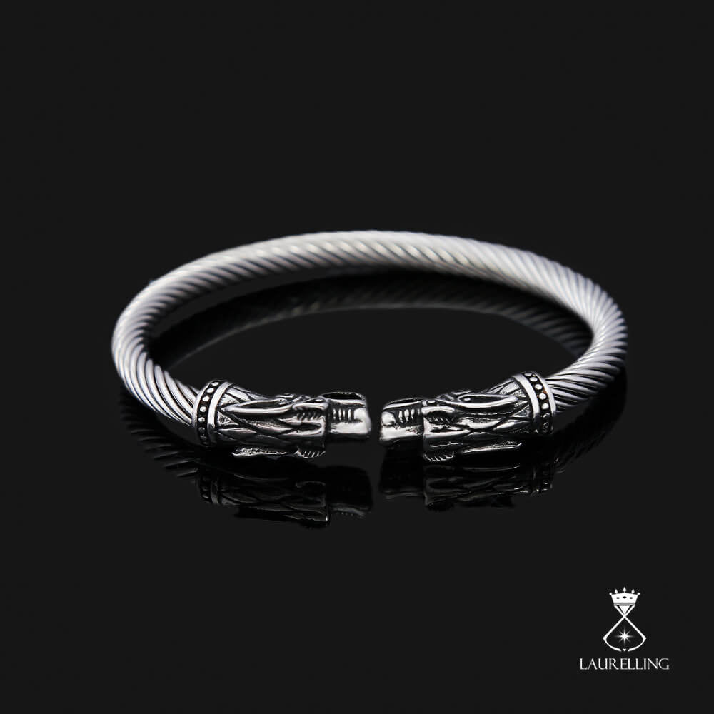 Viking Titanium Steel Solid Faucet Bracelet